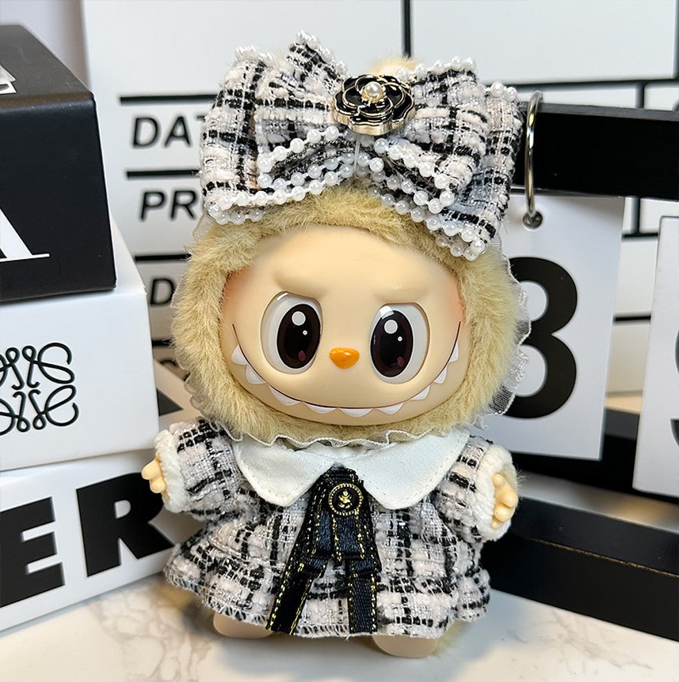 Doll clothing & Accessories Set - Classic Tweed Dress