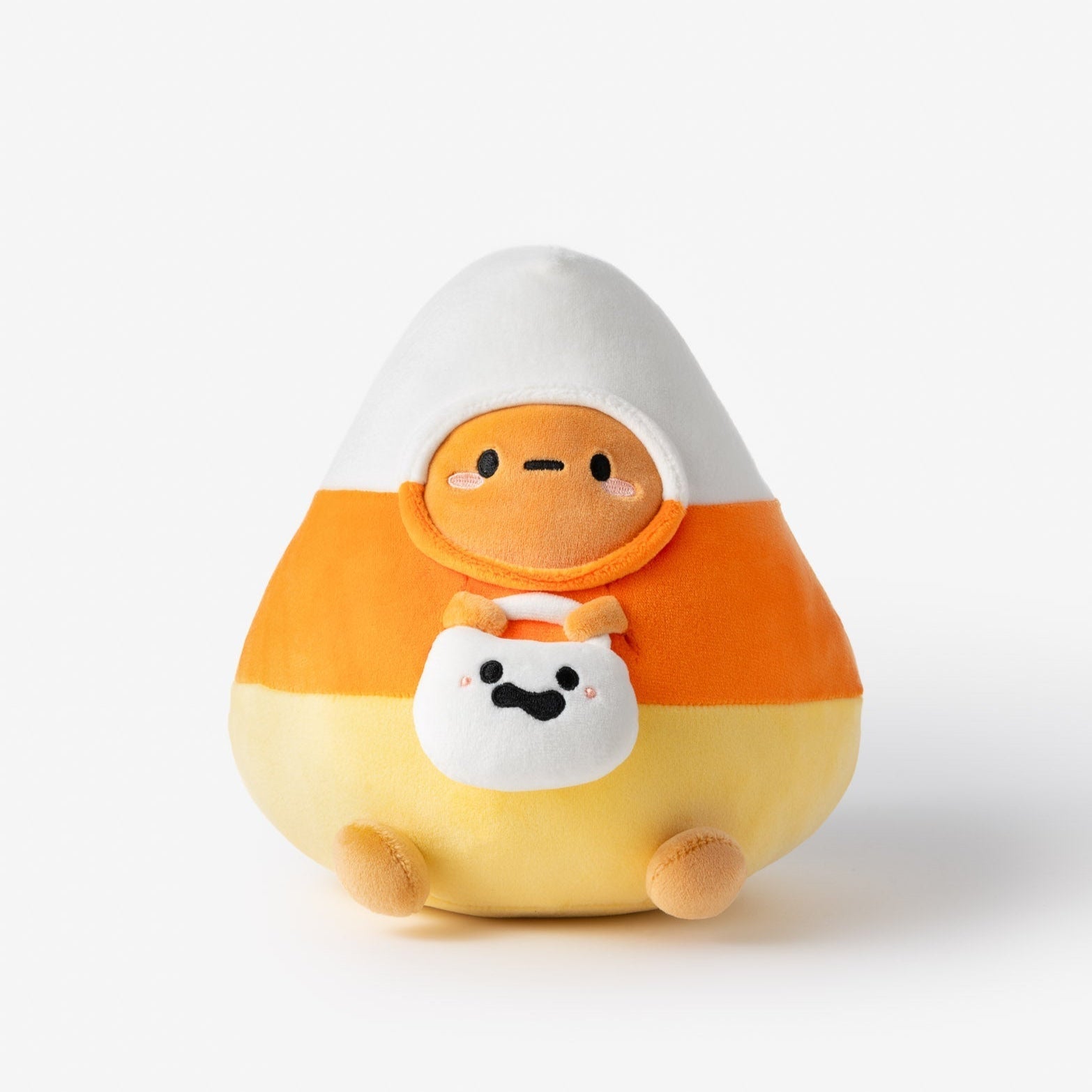 Candy Corn Tayto Potato with Ghost Midi Mochi Plush